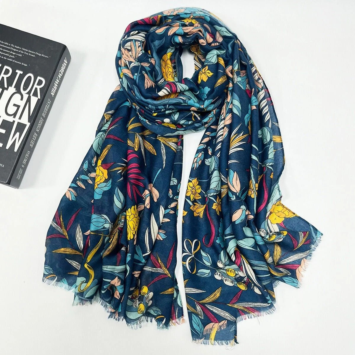 High-grade Shawl Ladies Tassel Printed Scarf